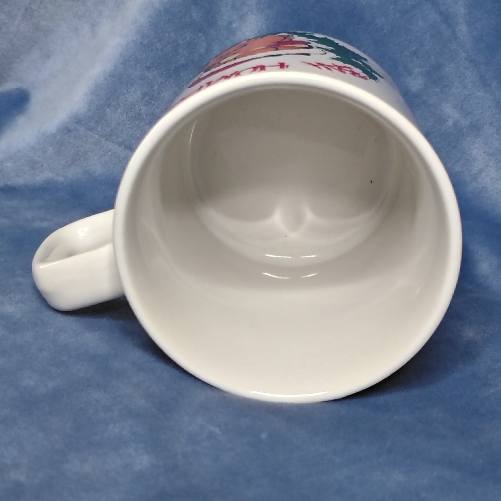 Vintage 1978 Enesco Garfield Bah Humbug Christmas 11oz White Ceramic Mug - Picture 7 of 8